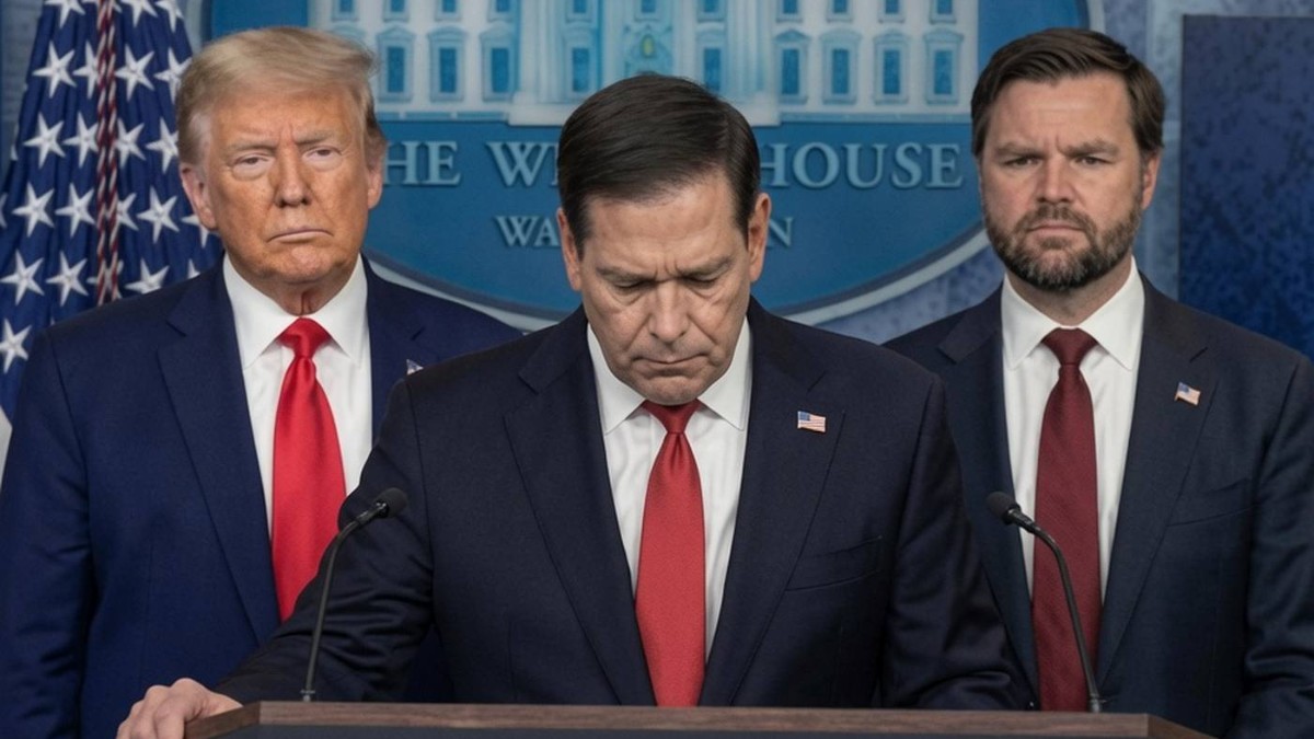 Officials address birth tourism networks at White House podium during press conference