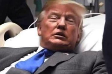 Donald Trump shot misinformation fact check images showing medical visit