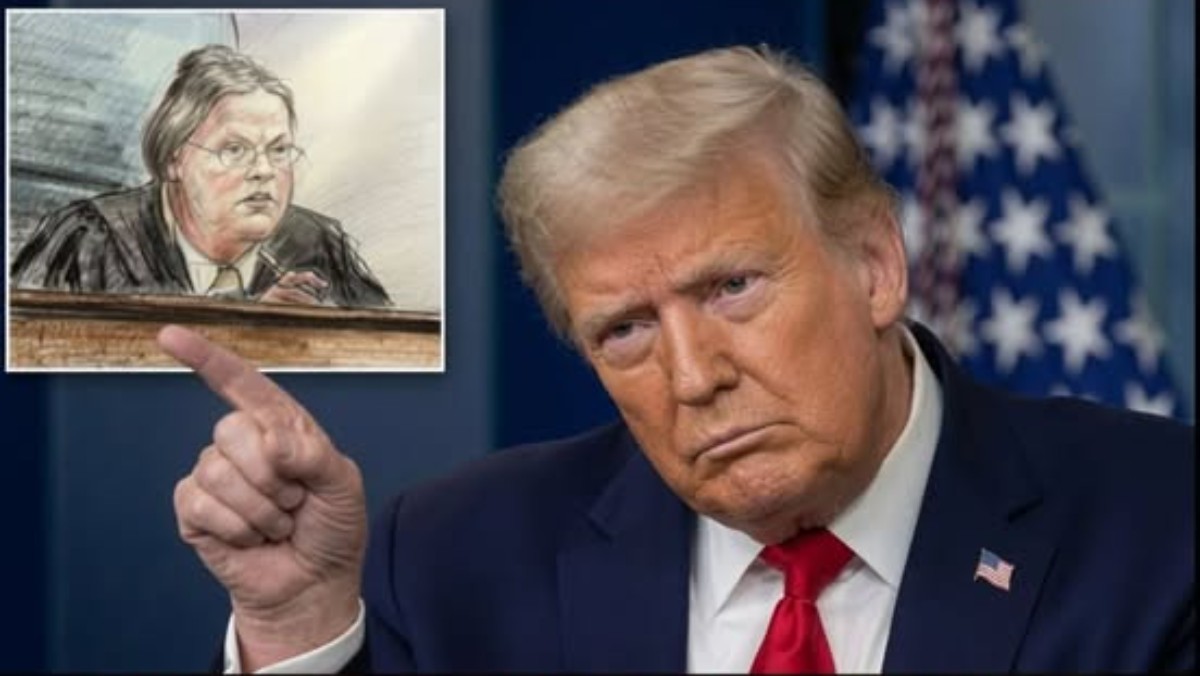 Political figure holding sketch related to emergency ruling and anti-weaponization fund concerns