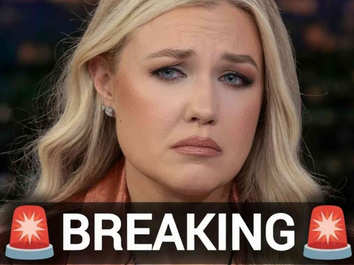 Woman with concerned expression during breaking news segment about Erika Kirk threats arrest