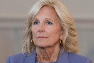 Jill Biden book author portrait in blue jacket