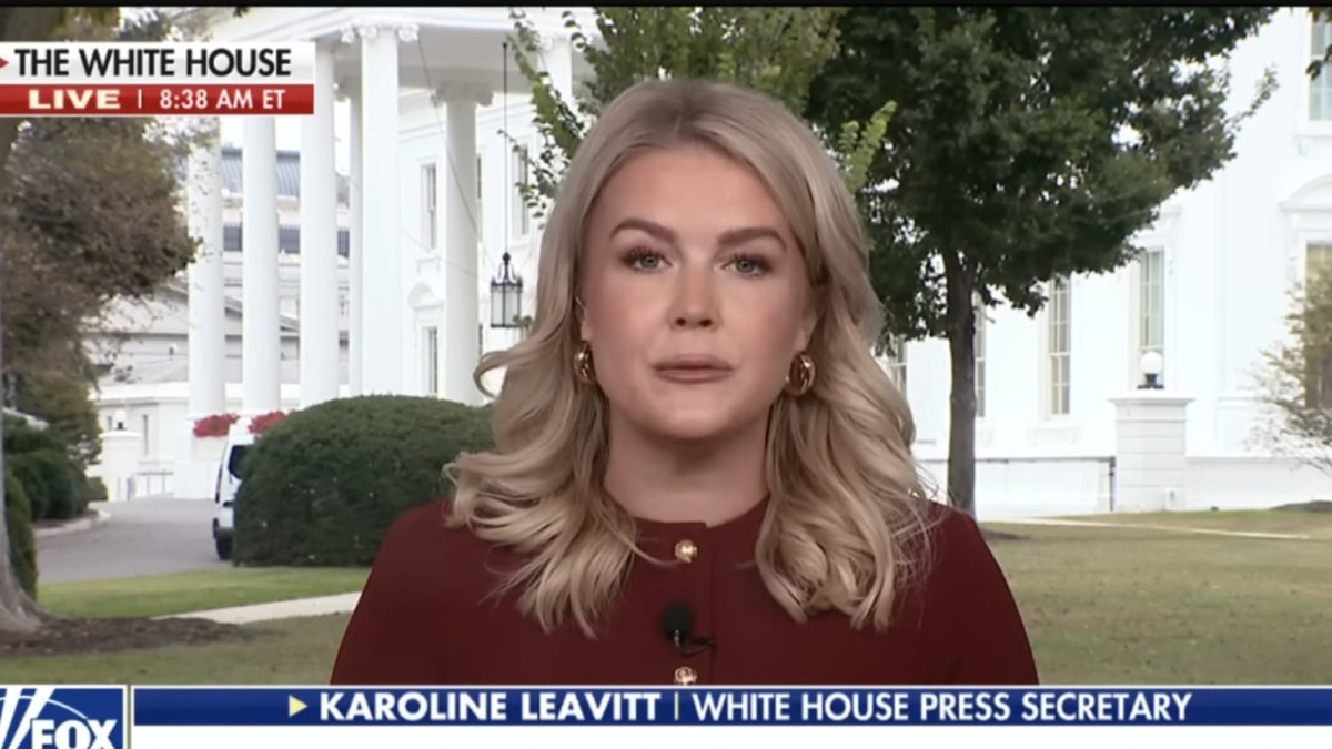 Karoline Leavitt White House Press Secretary discusses Iran and Democrats policy during live Fox News interview