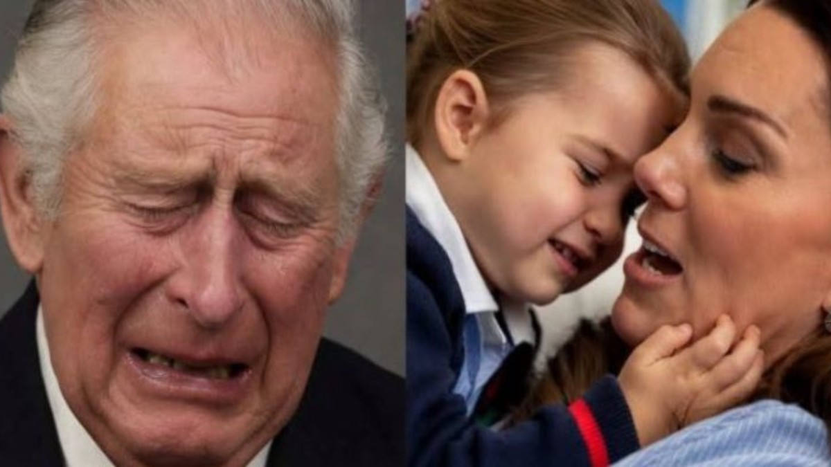 King Charles Prince William announcement with family members in emotional moment