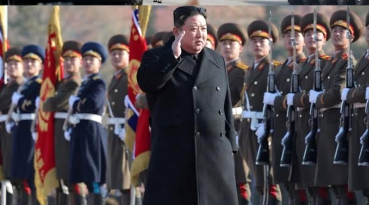 Korea military false claims exposed in propaganda imagery showing uniformed personnel and ceremonial display