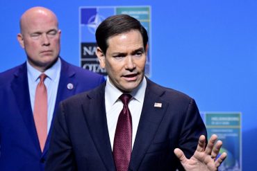 Marco Rubio walks up to reporters and drops Iran bombshell at NATO conference
