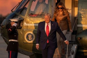 Marine One forced to make emergency landing with Trump and Melania boarding presidential helicopter