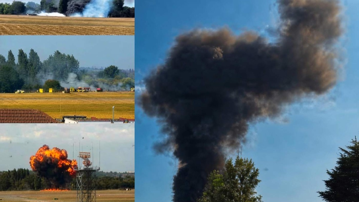 Mudslide Lillooet destruction showing smoke and explosions near rural farmland and infrastructure damage