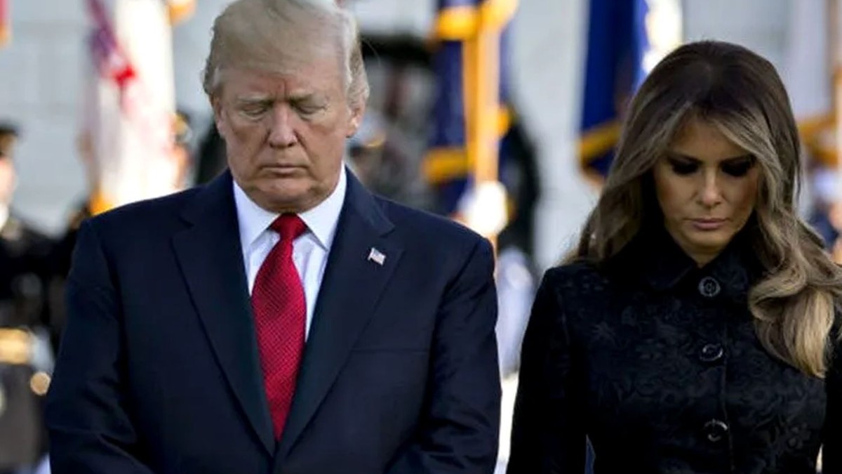 Political marriage crisis: Formal diplomatic event with tension between two figures in formal attire