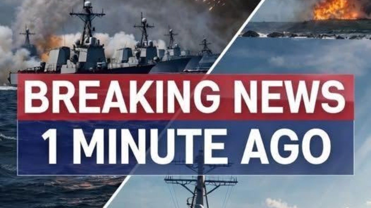 Military ships under attack during Red Sea missile attack with fighter jets and defensive countermeasures