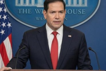 Rubio Makes It Clear Trump's Next Hemispheric Move Is Against Cuba at White House podium