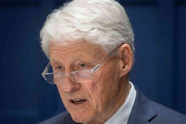 Bill Clinton fact check: Former president speaking at podium with microphone during public address