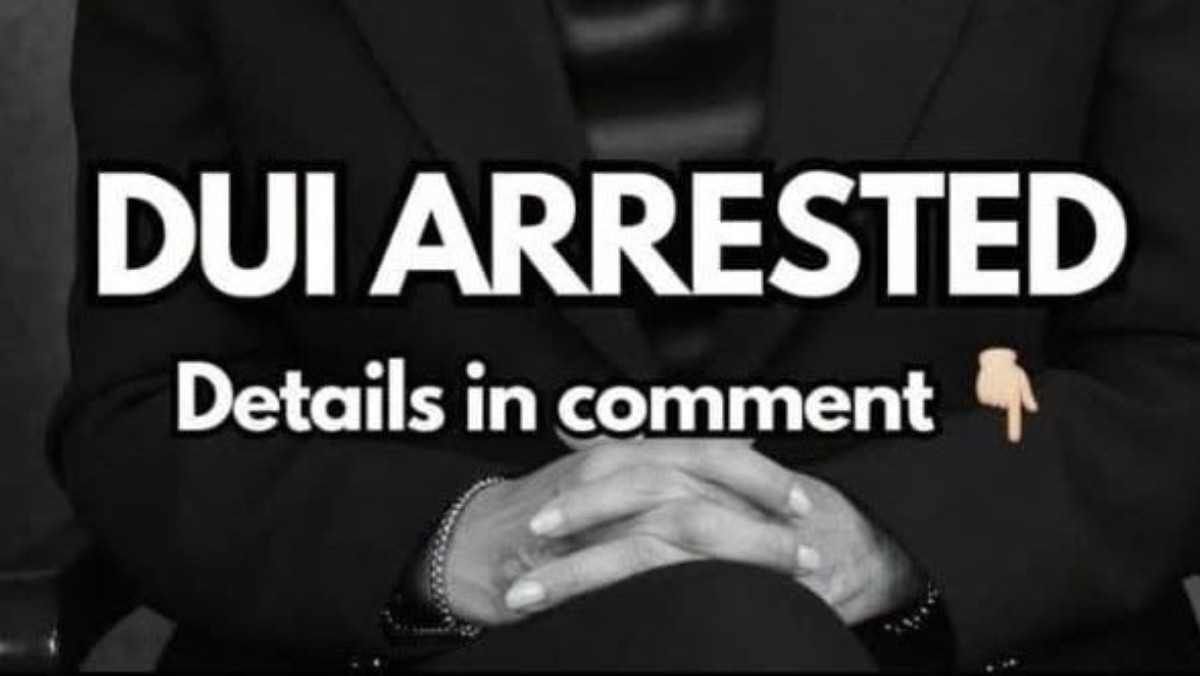 DUI arrested news post discussing Kamala Harris election loss strategy details