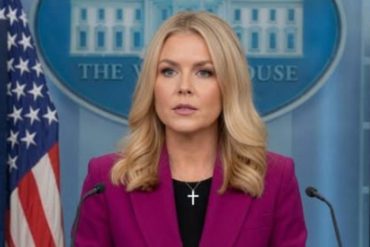 Woman at White House podium following FEMA administrator fired announcement