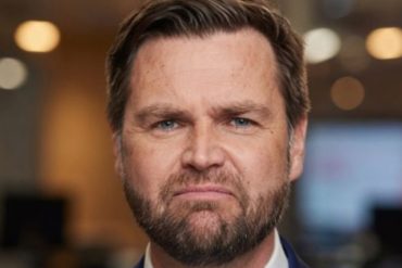 JD Vance 2028 Republican race candidate portrait in professional setting