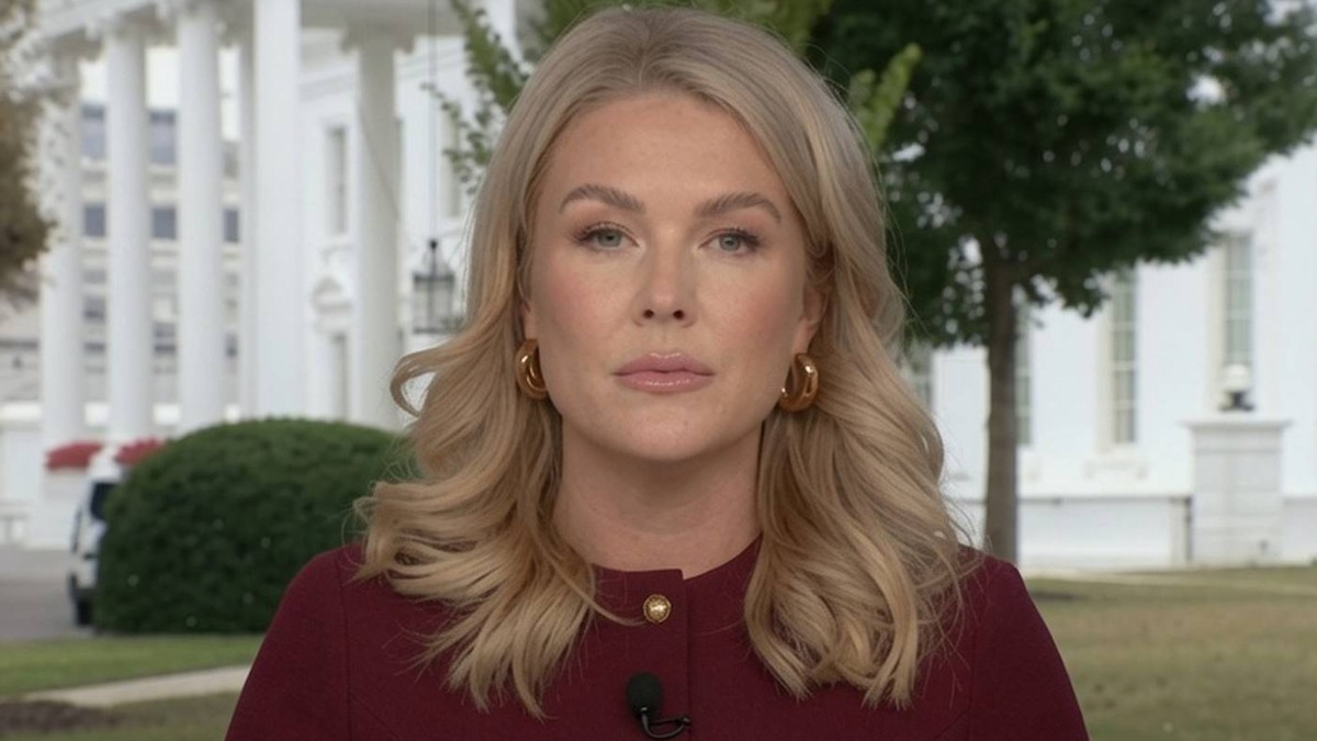 Leavitt returns to blast deranged algae protesters at Reflecting Pool during White House interview