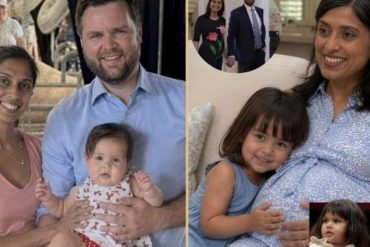 Usha Vance fourth child Mirabel born to JD Vance family with children