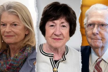 Three political figures discussing voter ID bill reconciliation compromise