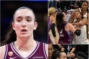 Indiana Fever Sophie Cunningham Toronto basketball game interaction between players