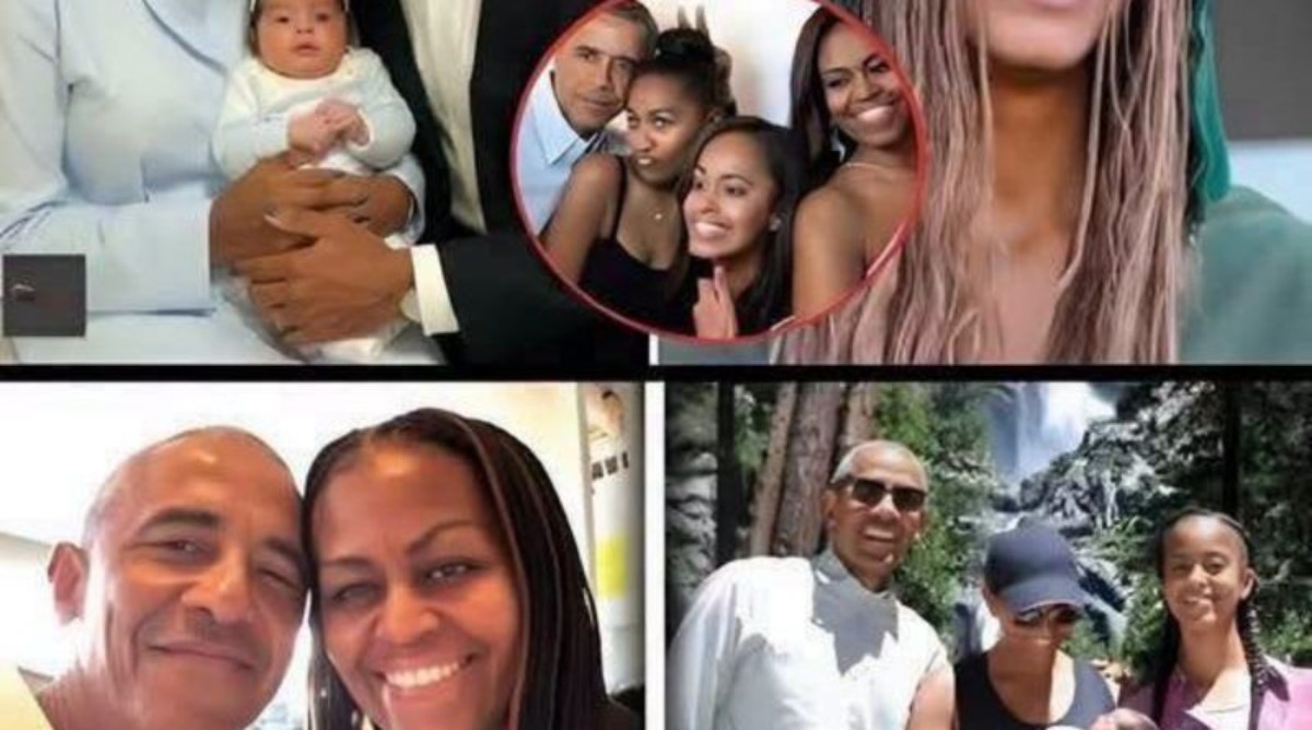 Michelle Obama Malia newborn